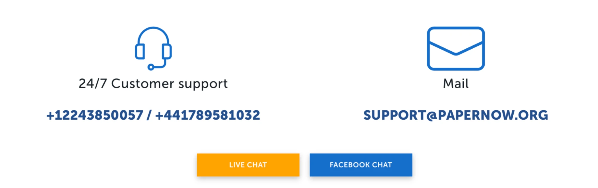 Papernow customer assistance service
